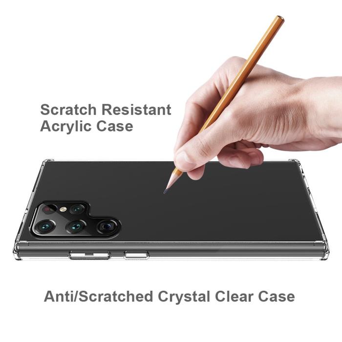 Bild 5,  Samsung Galaxy S22 Ultra Skal Akryl/TPU Hybrid Transparent - Teknikhallen.se