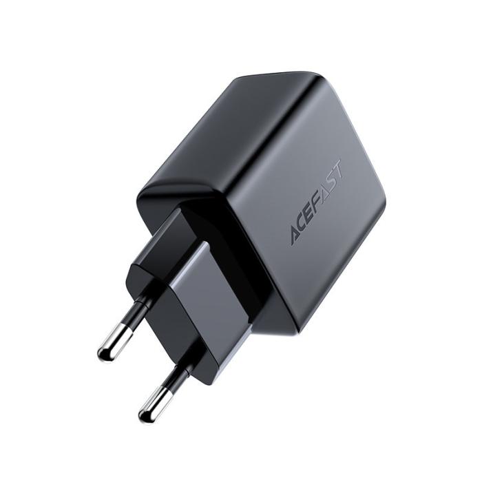 Bild 2, Acefast Acefast 20W PD USB-C Snabbladdare Väggladdare Svart - Teknikhallen.se