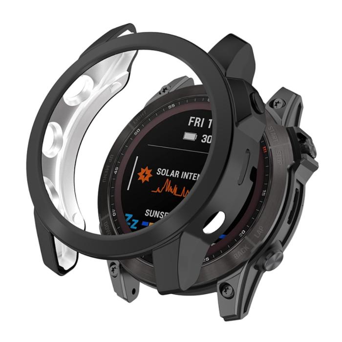 Bild 3,  Garmin Fenix 7X/7X Solar Skal TPU Svart - Teknikhallen.se