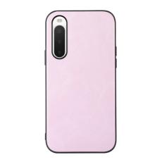  Sony Xperia 10 IV Skal L&auml;derbelagt L&auml;der Ros&eacute;guld - Teknikhallen.se