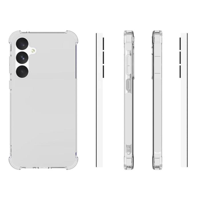 Bild 5,  Samsung Galaxy A55 5G Skal Shockproof TPU Transparent - Teknikhallen.se