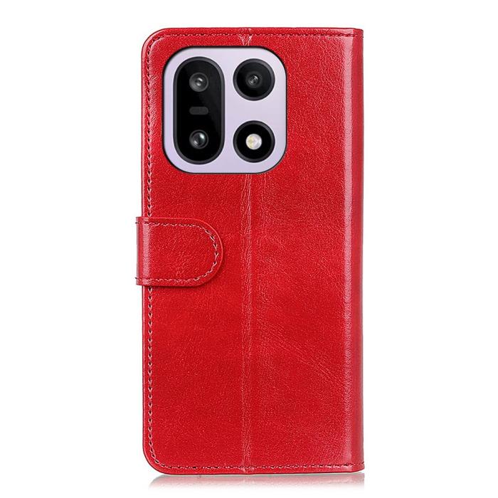 Bild 6,  OnePlus 15 Fodral Crazy Horse Läder Röd - Teknikhallen.se