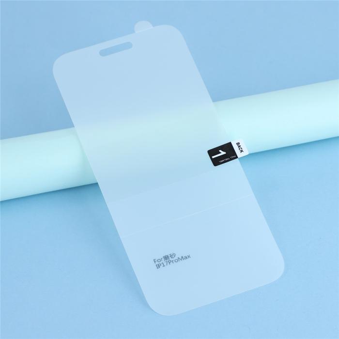 Bild 4,  iPhone 17 Pro Max Skärmskydd Heltäckande PET Matt - Teknikhallen.se