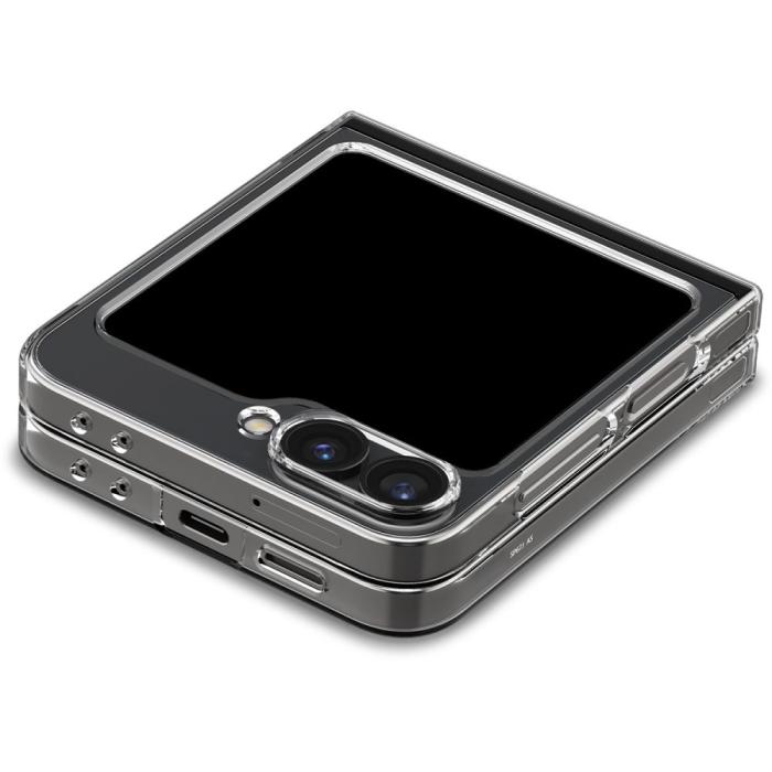 Bild 6, Spigen Spigen Galaxy Z Flip 6 Skal AirSkin Crystal Clear - Teknikhallen.se