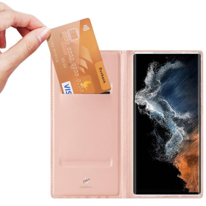 Bild 2, DUX DUCIS DUX DUCIS Samsung Galaxy S23 Ultra Fodral Skin Pro Roséguld - Teknikhallen.se