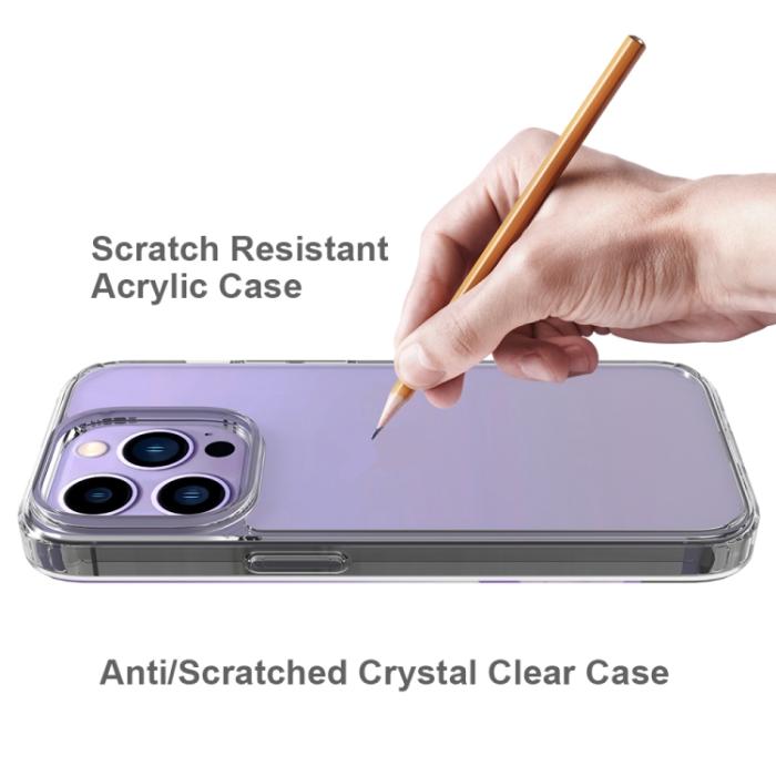 Bild 6,  iPhone 14 Pro Max Skal Shockproof Hybrid Akryl/TPU Transparent - Teknikhallen.se