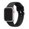  Silikon Armband - Apple Watch 41/40/38 mm - Svart - Teknikhallen.se