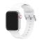  Silikon Armband - Apple Watch 41/40/38 mm - Vit - Teknikhallen.se