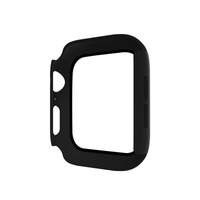 Bild 2,  Härdat Glas Skydd Apple Watch 44 mm Svart - Teknikhallen.se