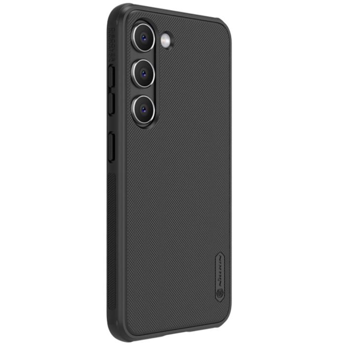 Bild 3, NILLKIN NILLKIN Samsung Galaxy S23 Skal Frosted Shield Pro Svart - Teknikhallen.se
