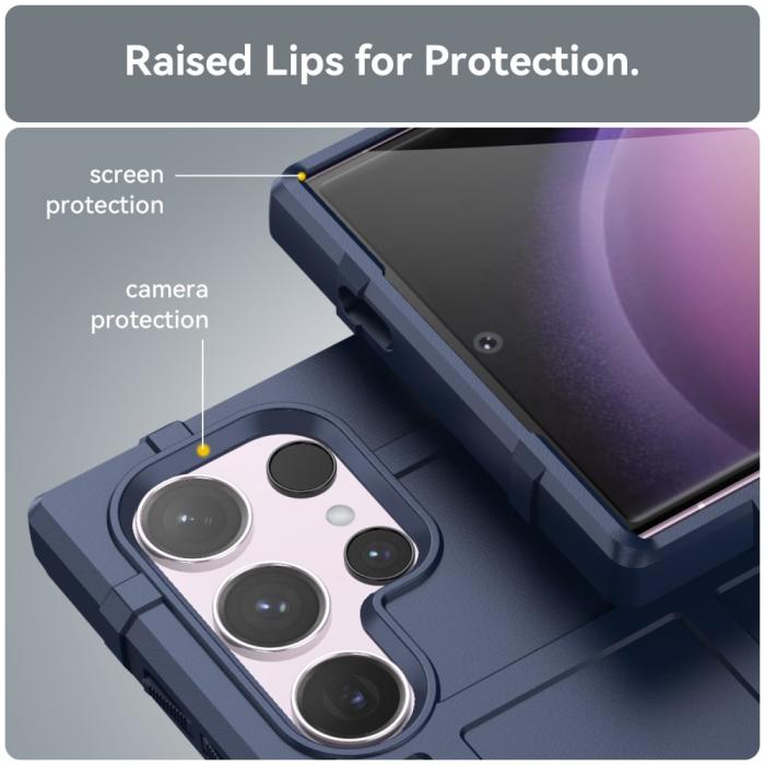 Bild 6,  Samsung Galaxy S24 Ultra Skal Robust Blå - Teknikhallen.se