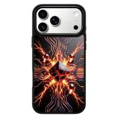  iPhone 18 Pro Max/17 Pro Max Skal MagSafe UV-M&ouml;nster Svart - Teknikhallen.se