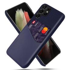 KSQ KSQ Samsung Galaxy S22 Ultra Skal Med Kortfack Bl&aring; - Teknikhallen.se