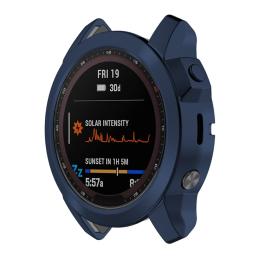  Garmin Fenix 7X/7X Solar Skal TPU Mörk Blå - Teknikhallen.se