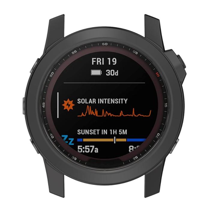 Bild 6,  Garmin Fenix 7X/7X Solar Skal TPU Svart - Teknikhallen.se