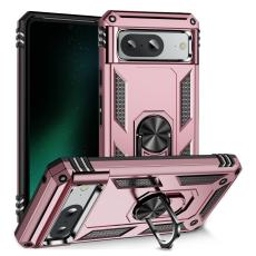 Google Pixel 8 Skal Armor Ring Hybrid Ros&eacute;guld - Teknikhallen.se