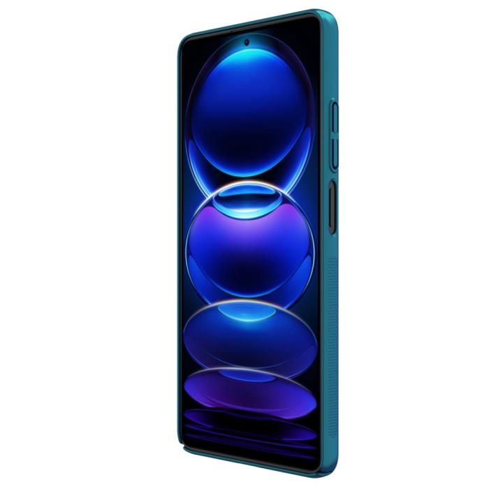 Bild 5, NILLKIN NILLKIN Xiaomi Redmi Note 12 Pro 5G Skal Frosted Shield Blå - Teknikhallen.se