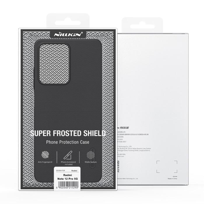 Bild 6, NILLKIN NILLKIN Xiaomi Redmi Note 12 Pro 5G Skal Frosted Shield Blå - Teknikhallen.se