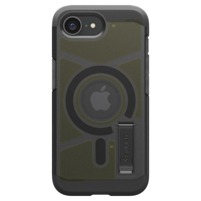 Bild 3, Spigen Spigen iPhone 17e / 16e Skal MagSafe Tough Armor Svart - Teknikhallen.se