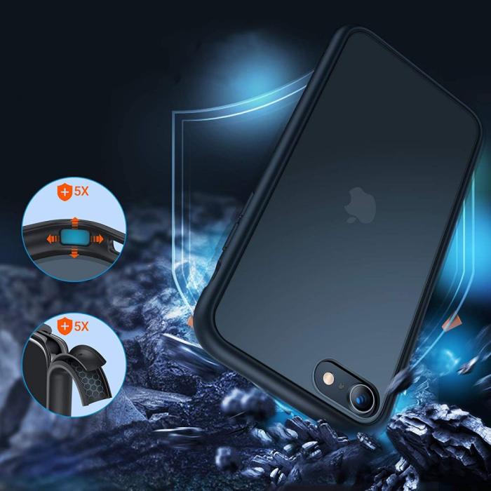 Bild 2, Tech-Protect Tech-Protect iPhone 7/8/SE Skal Mattfit Svart - Teknikhallen.se