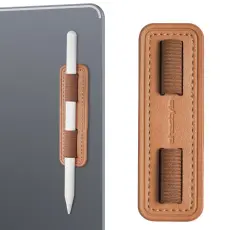 AHASTYLE AHASTYLE Universal Stylus Pennh&aring;llare I PU-L&auml;der Brun - Teknikhallen.se