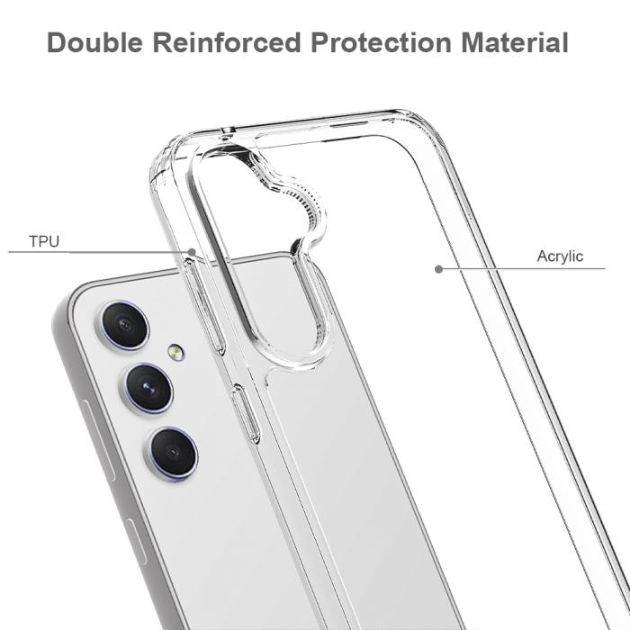 Bild 2,  Samsung Galaxy S26 Skal Hybrid Transparent - Teknikhallen.se