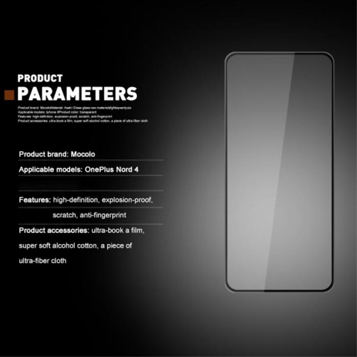 Bild 6, MCDODO MOCOLO OnePlus Nord 4 Skärmskydd Heltäckande Härdat Glas - Teknikhallen.se