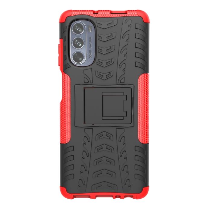 Bild 2,  Motorola Moto G62 5G Skal Ultimata Stöttåligt med Stöd Röd - Teknikhallen.se