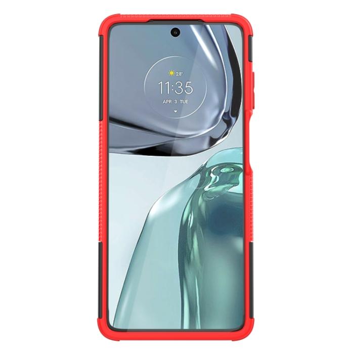 Bild 3,  Motorola Moto G62 5G Skal Ultimata Stöttåligt med Stöd Röd - Teknikhallen.se