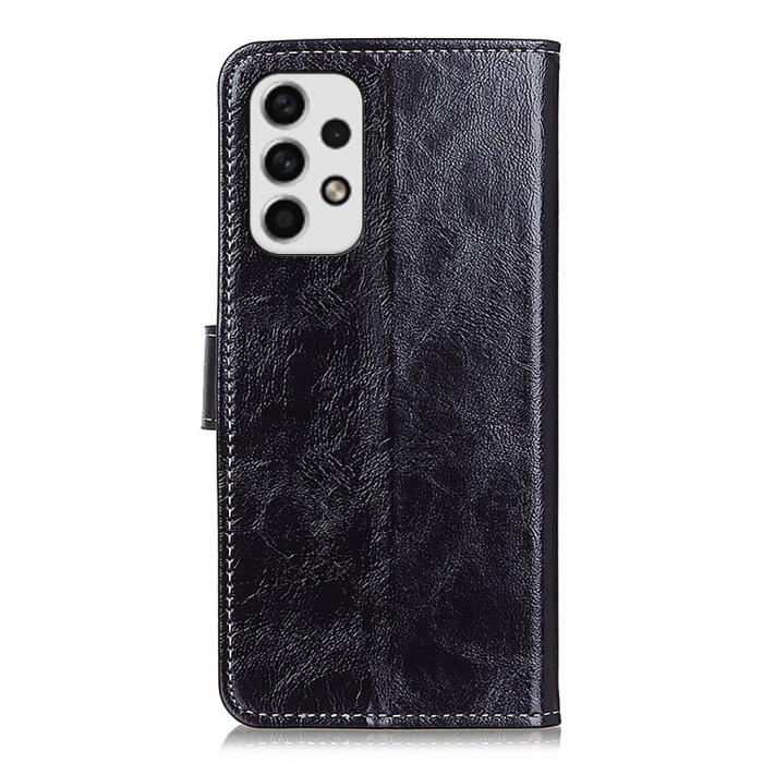 Bild 3,  Samsung Galaxy A23 5G Fodral Retro Läder Svart - Teknikhallen.se