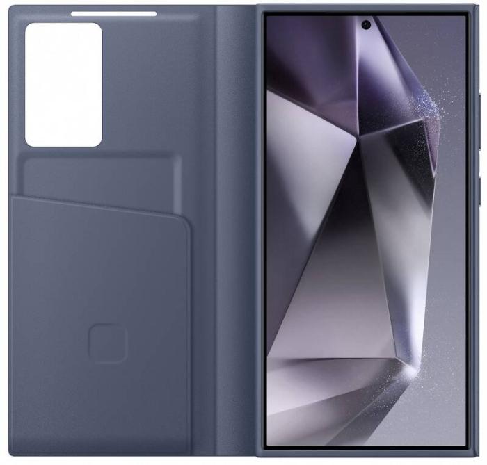 Bild 3, Samsung Samsung Galaxy S24 Ultra Fodral Smart Clear View Violet - Teknikhallen.se