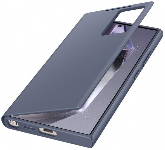 Bild 5, Samsung Samsung Galaxy S24 Ultra Fodral Smart Clear View Violet - Teknikhallen.se