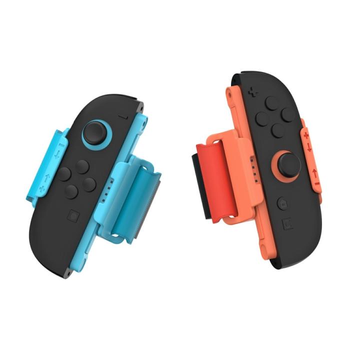 Bild 5, DOBE DOBE 2-PACK Nintendo Switch 2 Joy-Con Armband Röd / Blå - Teknikhallen.se