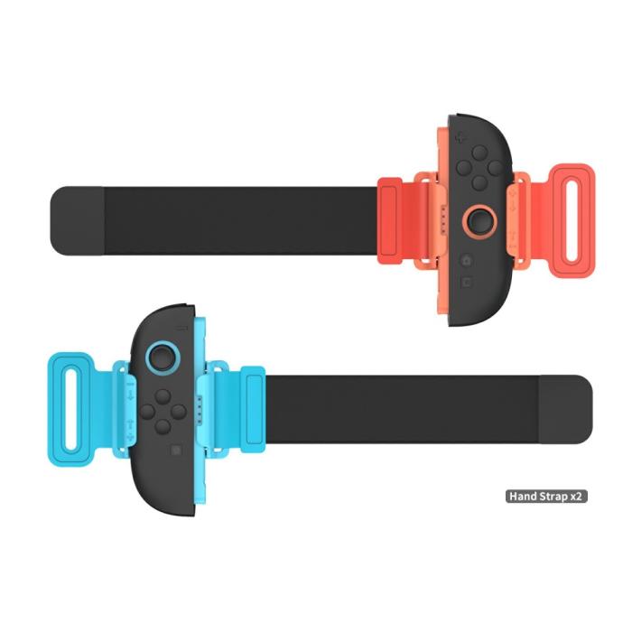 Bild 6, DOBE DOBE 2-PACK Nintendo Switch 2 Joy-Con Armband Röd / Blå - Teknikhallen.se