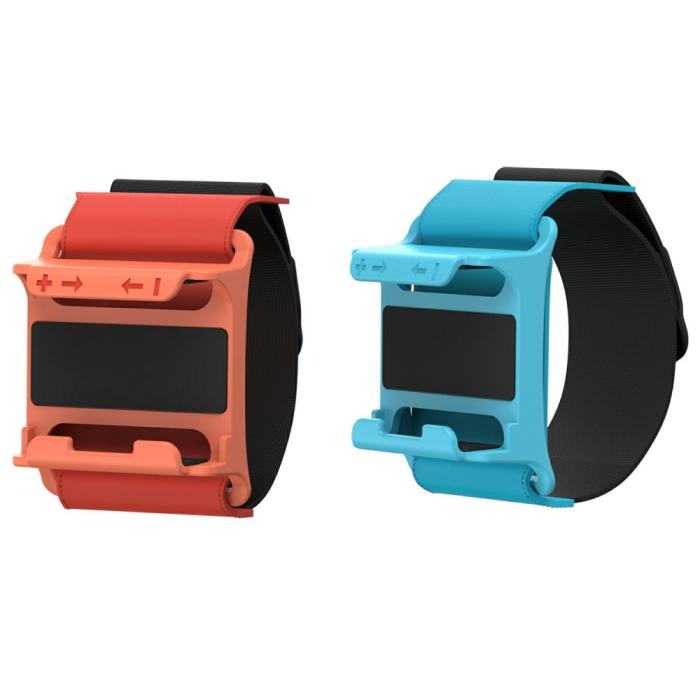 Bild 2, DOBE DOBE Nintendo Switch 2 Joy-Con Arm & Benrem Röd / Blå - Teknikhallen.se