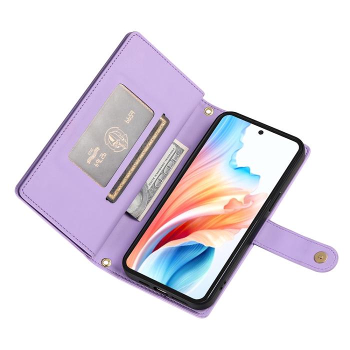 Bild 2,  Samsung Galaxy A27 5G Fodral Med Kortfack Lila - Teknikhallen.se