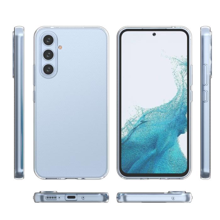 Bild 6,  Samsung Galaxy A54 5G Skal TPU Transparent - Teknikhallen.se