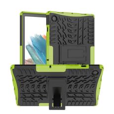  Samsung Galaxy Tab A8 10.5 (2021) Skal Rugged Kickstand Armor Gr&ouml;n - Teknikhallen.se