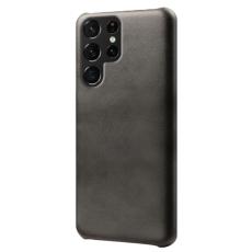 KSQ KSQ Samsung Galaxy S22 Ultra Skal L&auml;dert&auml;ckt Svart - Teknikhallen.se