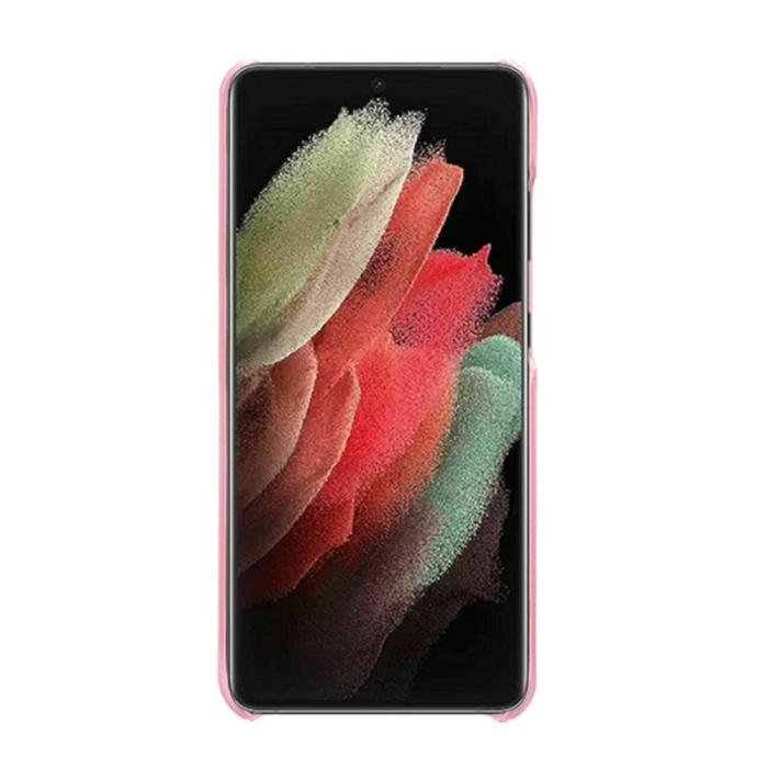 Bild 2, KSQ KSQ Samsung Galaxy S22 Ultra Skal Lädertäckt Roséguld - Teknikhallen.se