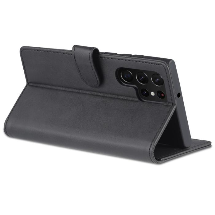 Bild 5, AZNS AZNS Samsung Galaxy S22 Ultra Fodral Läder Svart - Teknikhallen.se