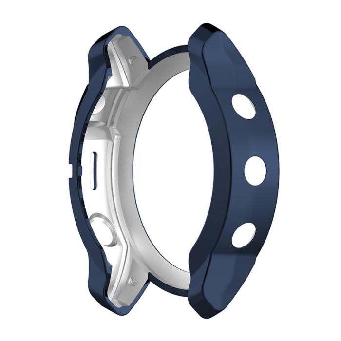 Bild 5,  Garmin Fenix 7X/7X Solar Skal TPU Mörk Blå - Teknikhallen.se