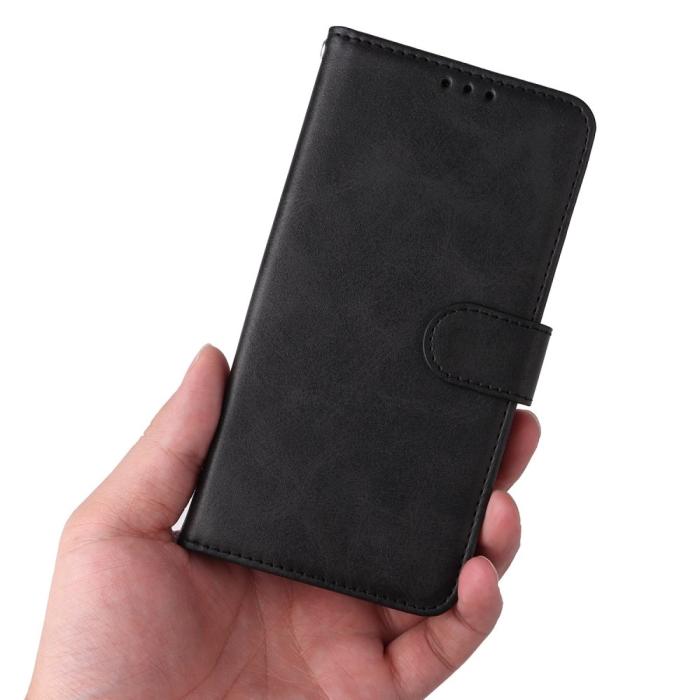 Bild 6,  Xiaomi Redmi Note 12 Pro 5G Fodral Solid Läder Svart - Teknikhallen.se