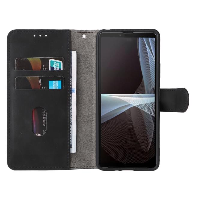 Bild 6,  Sony Xperia 10 IV Fodral Skin Touch Svart - Teknikhallen.se