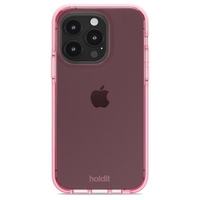Bild 2, holdit holdit iPhone 14 Pro Skal Seethru Bright Pink - Teknikhallen.se