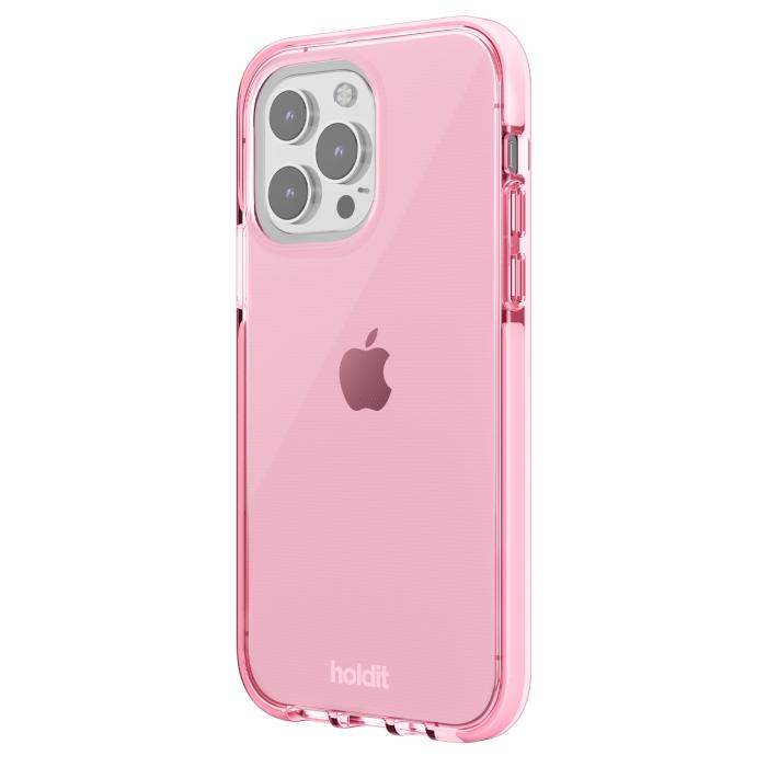 Bild 3, holdit holdit iPhone 14 Pro Skal Seethru Bright Pink - Teknikhallen.se