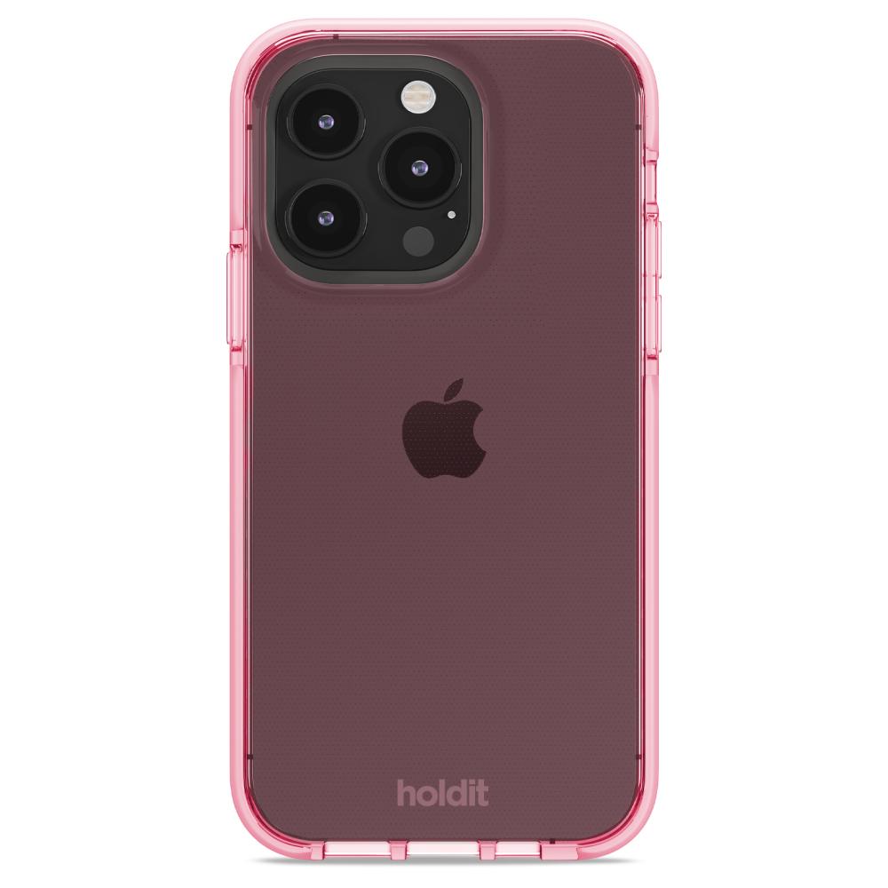 holdit holdit iPhone 14 Pro Skal Seethru Bright Pink - Teknikhallen.se