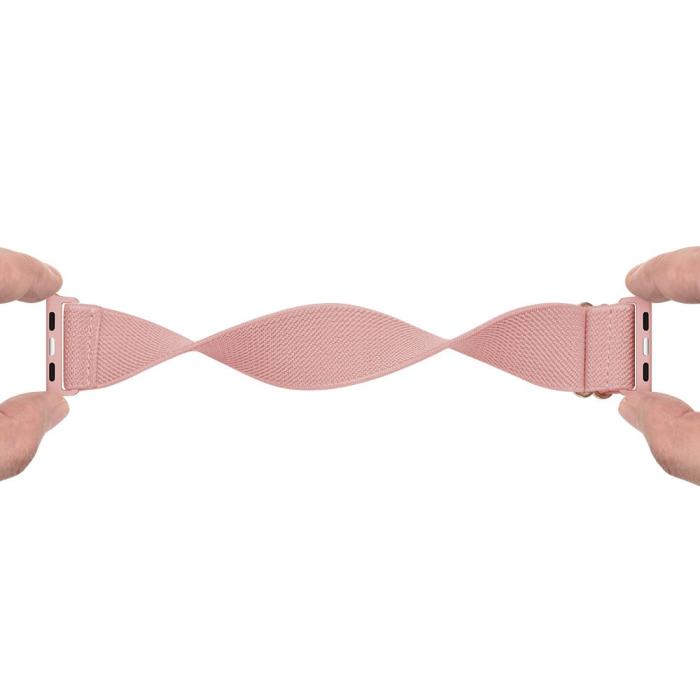 Bild 2, Tech-Protect Tech-Protect Justerbart Nylonarmband Apple Watch 38/40/41 Rosa - Teknikhallen.se