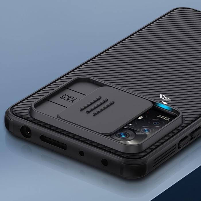 Bild 3, NILLKIN NILLKIN Xiaomi Redmi Note 11 Pro 5G Skal CamShield Pro Blå - Teknikhallen.se