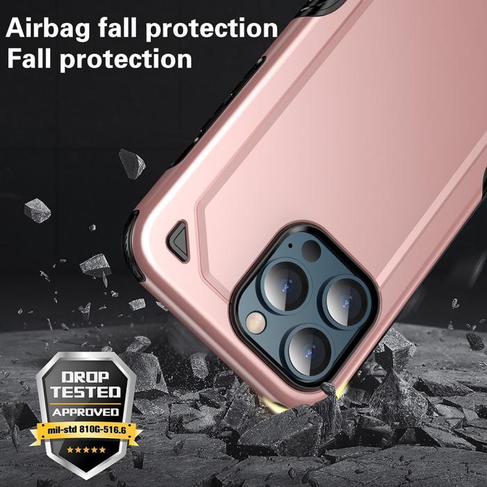 Bild 4,  iPhone 13 Pro - Armor Hybrid Skal - Ljus Blå - Teknikhallen.se